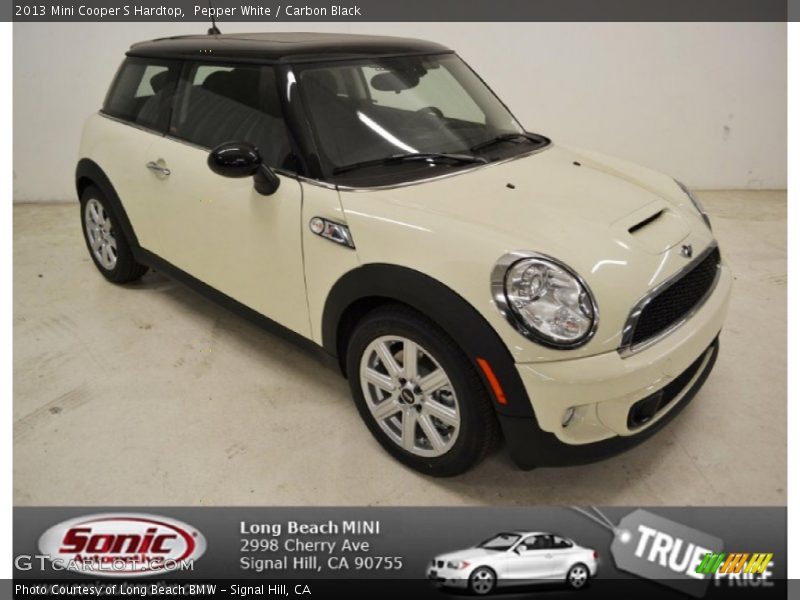 Pepper White / Carbon Black 2013 Mini Cooper S Hardtop