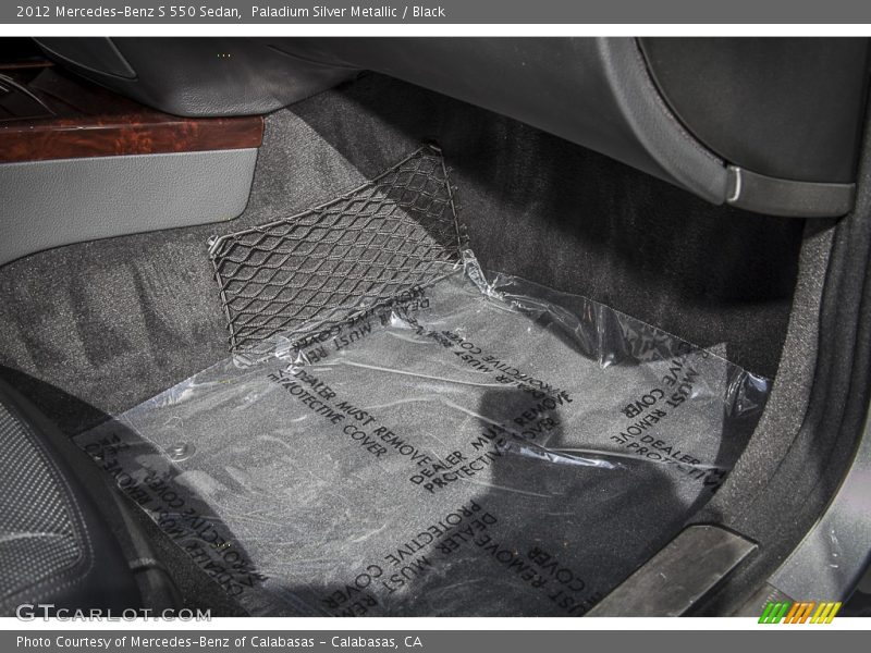 Paladium Silver Metallic / Black 2012 Mercedes-Benz S 550 Sedan