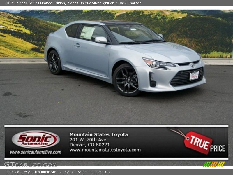 Series Unique Silver Ignition / Dark Charcoal 2014 Scion tC Series Limited Edition