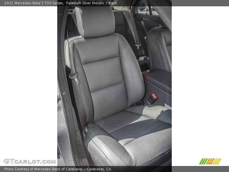 Paladium Silver Metallic / Black 2012 Mercedes-Benz S 550 Sedan