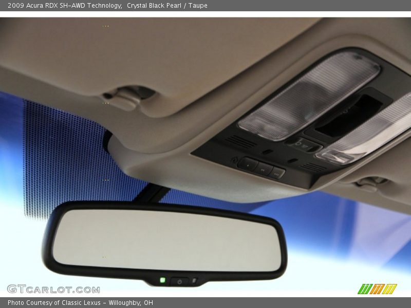 Crystal Black Pearl / Taupe 2009 Acura RDX SH-AWD Technology