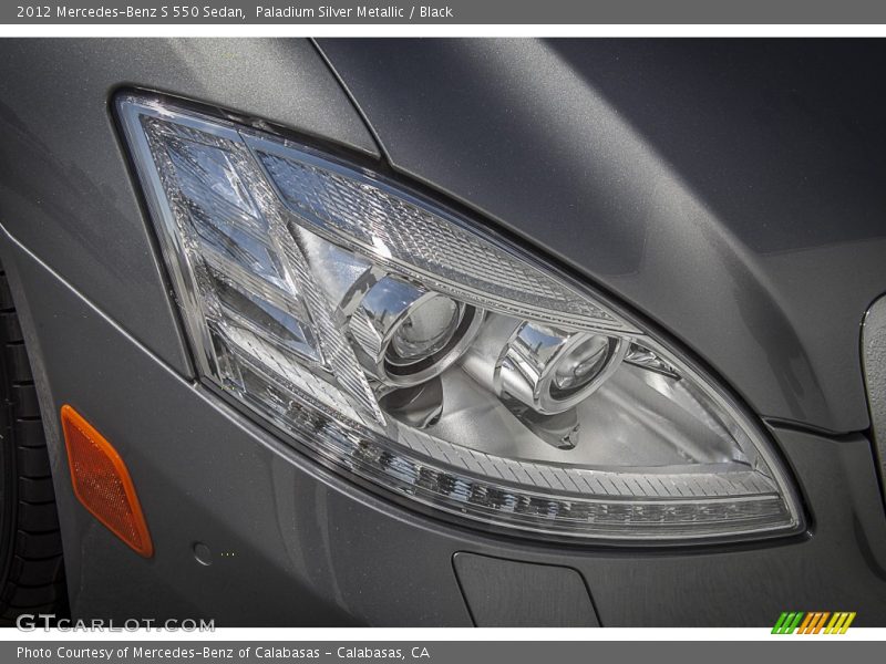 Paladium Silver Metallic / Black 2012 Mercedes-Benz S 550 Sedan