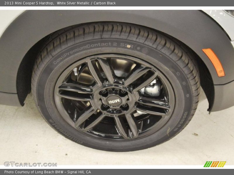 White Silver Metallic / Carbon Black 2013 Mini Cooper S Hardtop