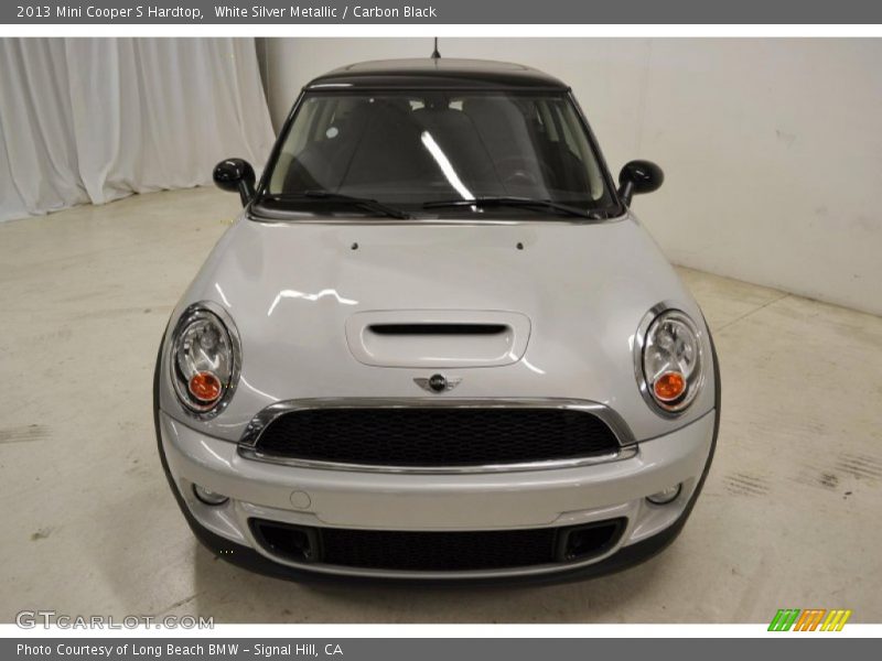 White Silver Metallic / Carbon Black 2013 Mini Cooper S Hardtop