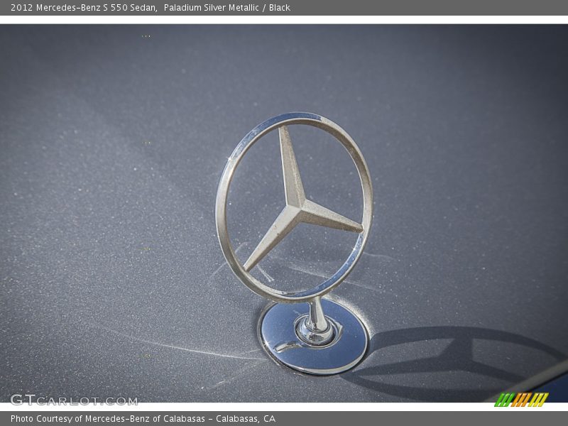 Paladium Silver Metallic / Black 2012 Mercedes-Benz S 550 Sedan