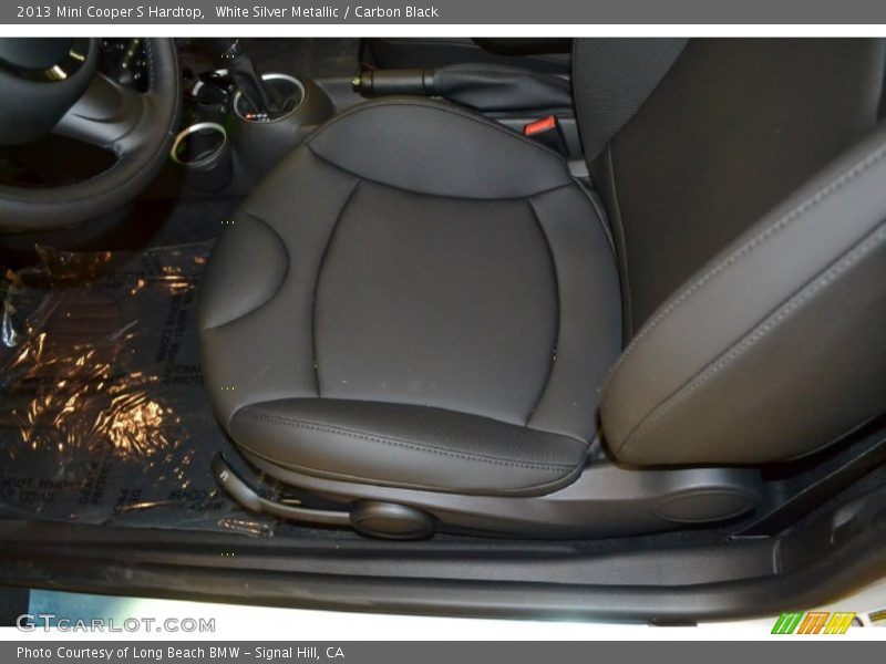 White Silver Metallic / Carbon Black 2013 Mini Cooper S Hardtop