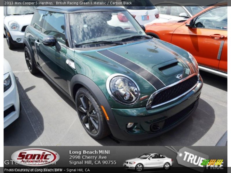 British Racing Green II Metallic / Carbon Black 2013 Mini Cooper S Hardtop