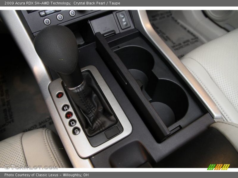 Crystal Black Pearl / Taupe 2009 Acura RDX SH-AWD Technology