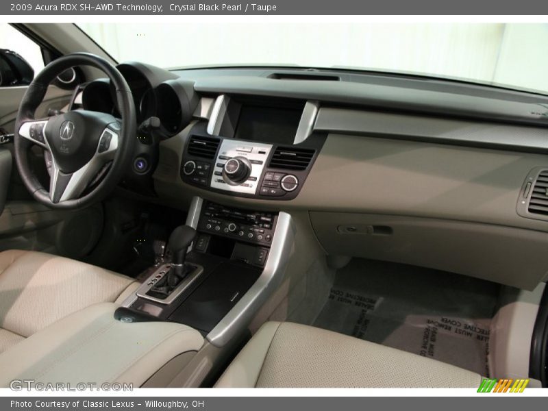 Crystal Black Pearl / Taupe 2009 Acura RDX SH-AWD Technology