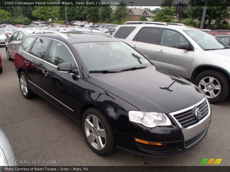Deep Black / Classic Grey 2009 Volkswagen Passat Komfort Wagon