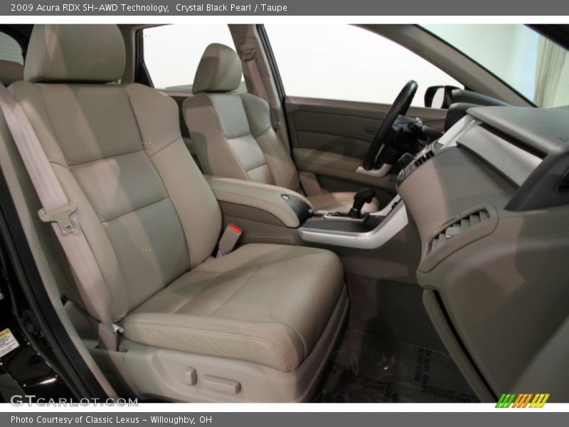 Crystal Black Pearl / Taupe 2009 Acura RDX SH-AWD Technology