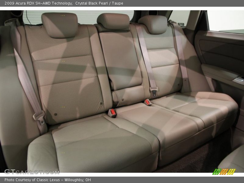 Crystal Black Pearl / Taupe 2009 Acura RDX SH-AWD Technology
