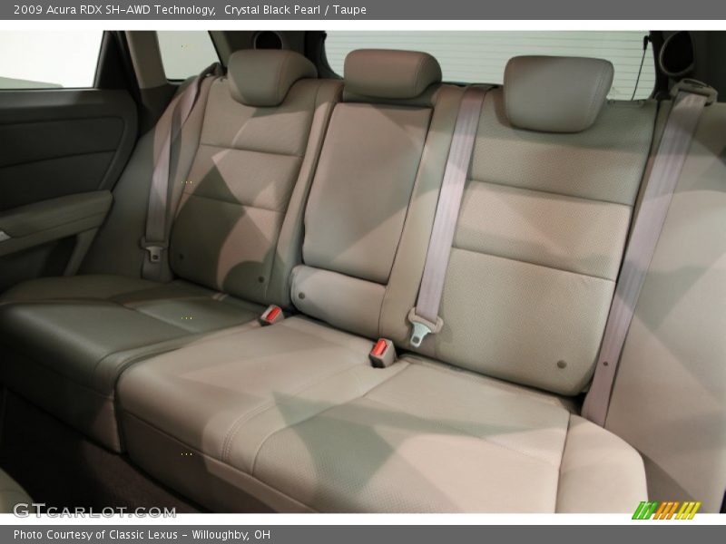 Crystal Black Pearl / Taupe 2009 Acura RDX SH-AWD Technology