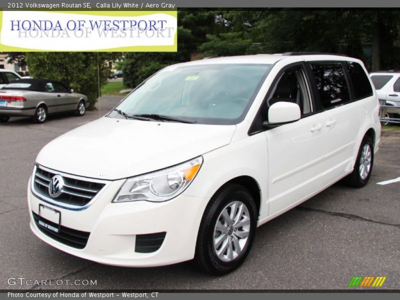 Calla Lily White / Aero Gray 2012 Volkswagen Routan SE