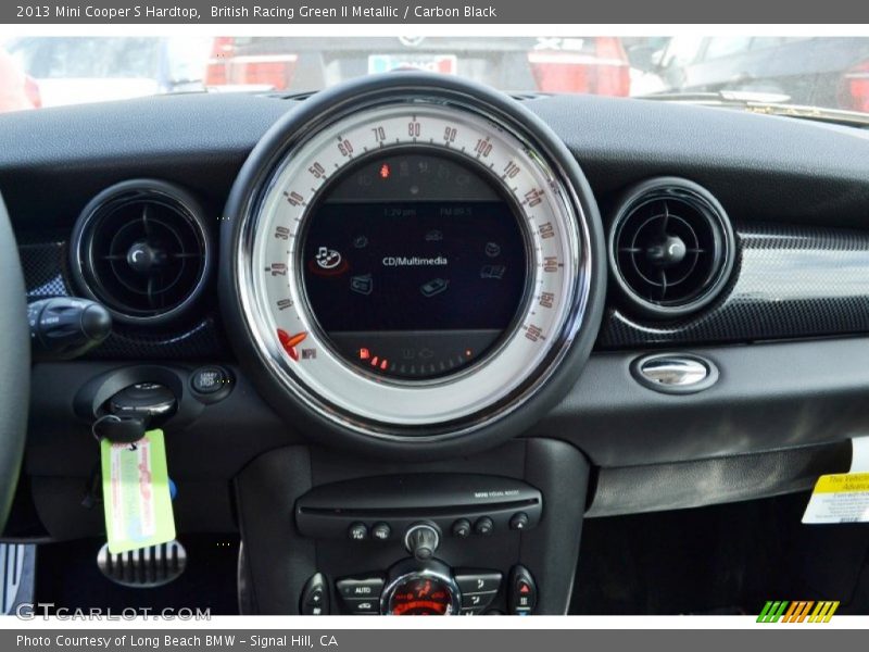 British Racing Green II Metallic / Carbon Black 2013 Mini Cooper S Hardtop
