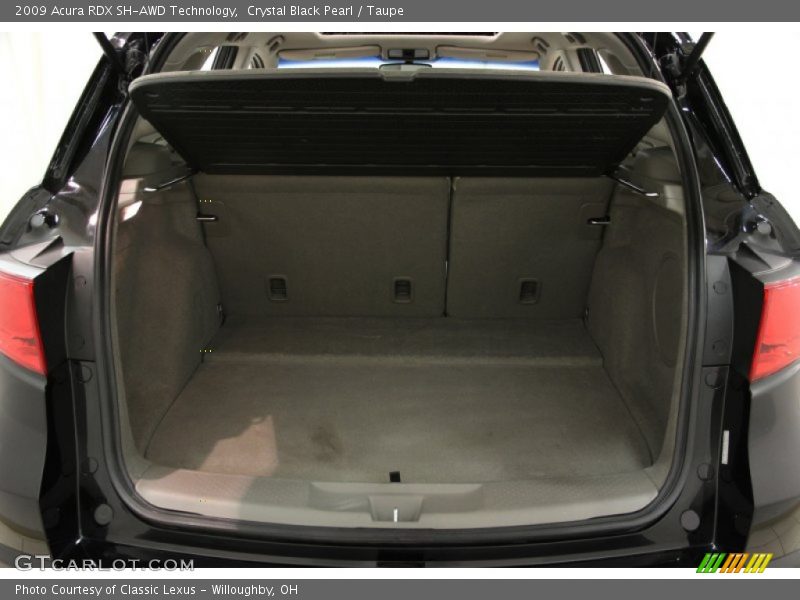 Crystal Black Pearl / Taupe 2009 Acura RDX SH-AWD Technology