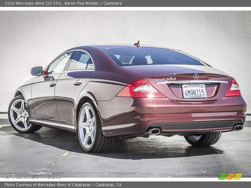 Barolo Red Metallic / Cashmere 2010 Mercedes-Benz CLS 550