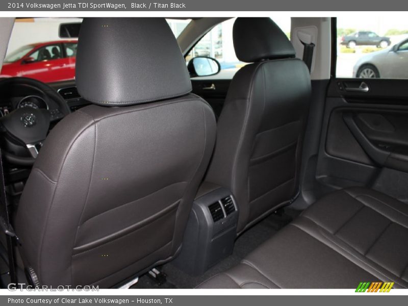Black / Titan Black 2014 Volkswagen Jetta TDI SportWagen