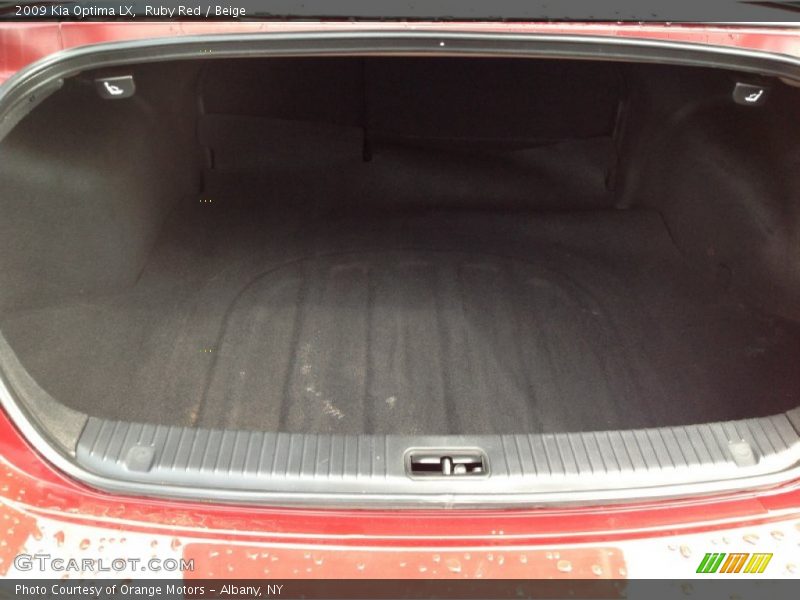 Ruby Red / Beige 2009 Kia Optima LX