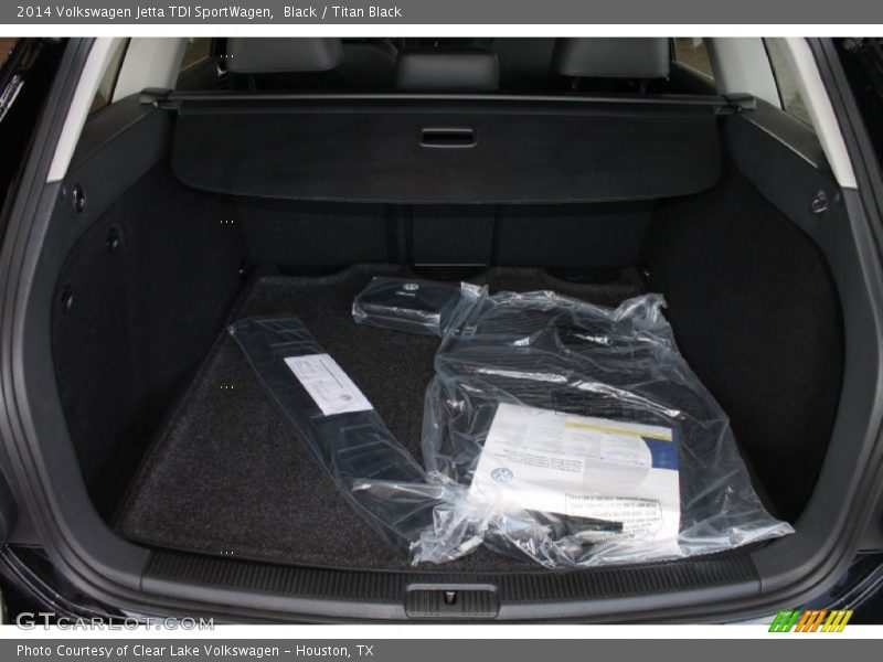 Black / Titan Black 2014 Volkswagen Jetta TDI SportWagen
