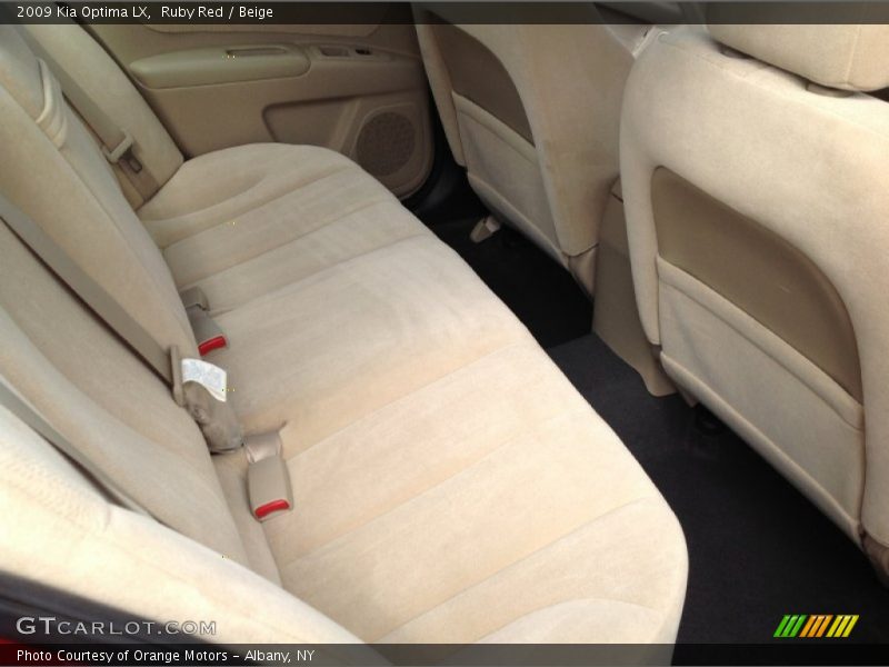 Ruby Red / Beige 2009 Kia Optima LX