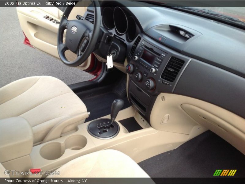 Ruby Red / Beige 2009 Kia Optima LX