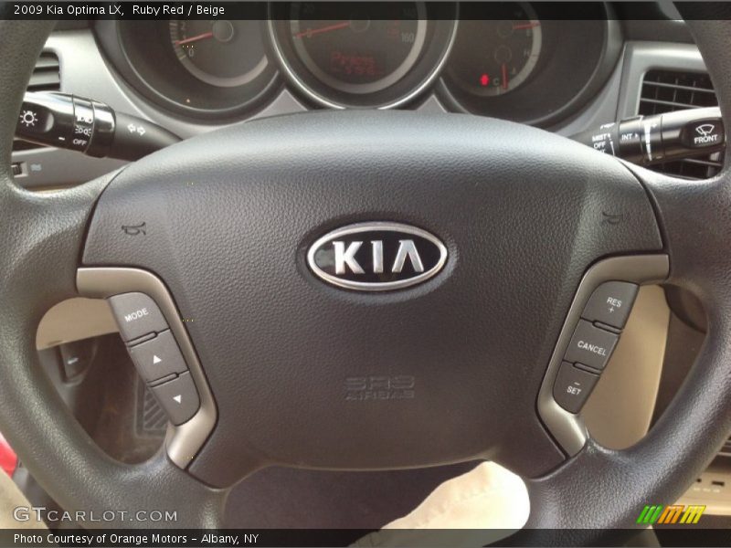 Ruby Red / Beige 2009 Kia Optima LX