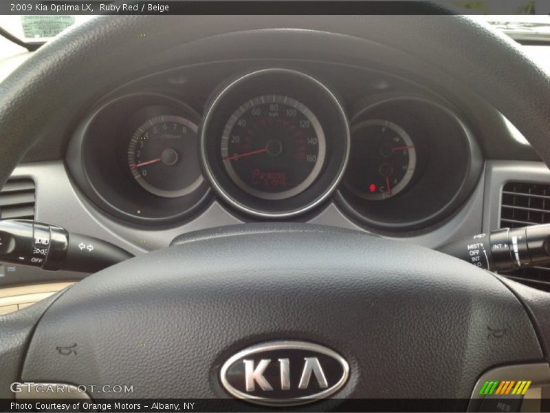 Ruby Red / Beige 2009 Kia Optima LX