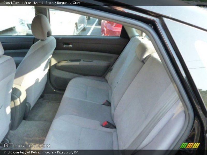 Black / Burgundy/Gray 2004 Toyota Prius Hybrid