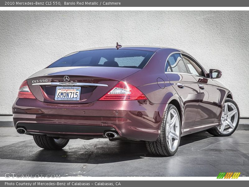 Barolo Red Metallic / Cashmere 2010 Mercedes-Benz CLS 550