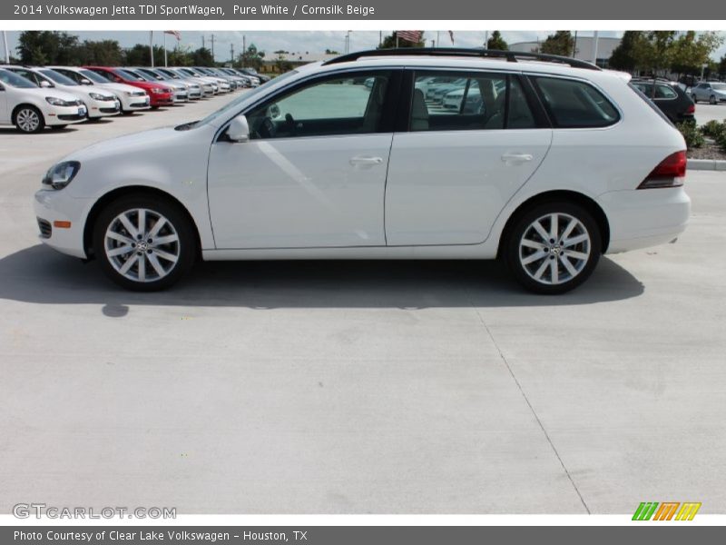  2014 Jetta TDI SportWagen Pure White