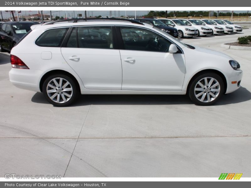  2014 Jetta TDI SportWagen Pure White