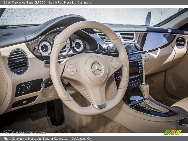 Dashboard of 2010 CLS 550