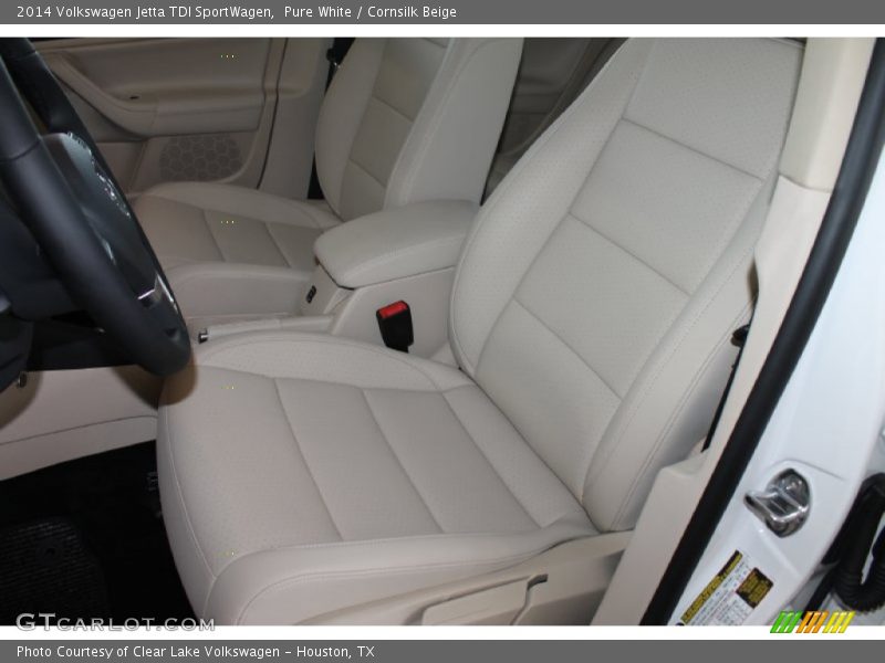 Front Seat of 2014 Jetta TDI SportWagen