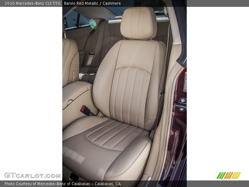 Front Seat of 2010 CLS 550