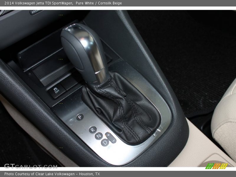 Pure White / Cornsilk Beige 2014 Volkswagen Jetta TDI SportWagen