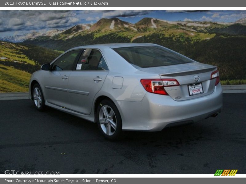 Classic Silver Metallic / Black/Ash 2013 Toyota Camry SE