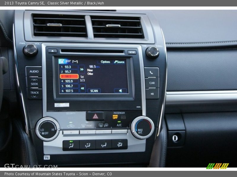 Classic Silver Metallic / Black/Ash 2013 Toyota Camry SE