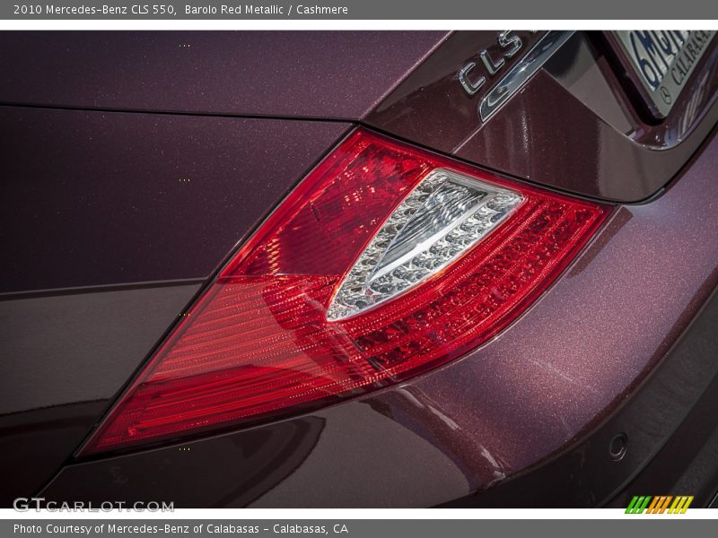 Barolo Red Metallic / Cashmere 2010 Mercedes-Benz CLS 550