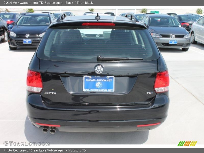 Black / Titan Black 2014 Volkswagen Jetta TDI SportWagen