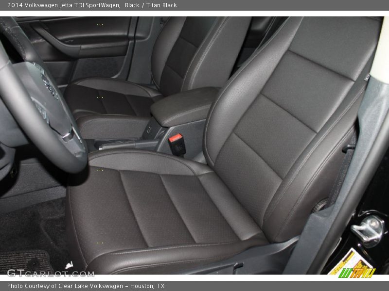 Black / Titan Black 2014 Volkswagen Jetta TDI SportWagen