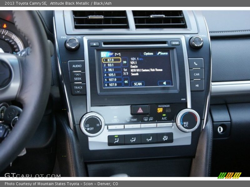 Attitude Black Metallic / Black/Ash 2013 Toyota Camry SE