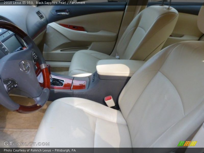 Black Sapphire Pearl / Parchment 2010 Lexus ES 350