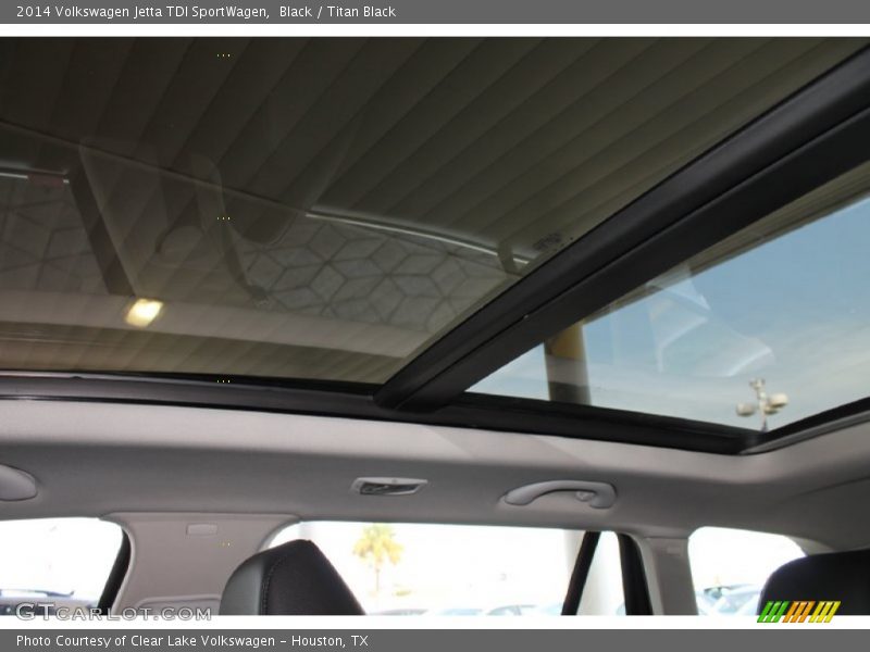 Black / Titan Black 2014 Volkswagen Jetta TDI SportWagen