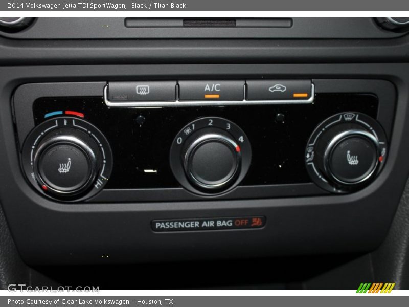 Black / Titan Black 2014 Volkswagen Jetta TDI SportWagen