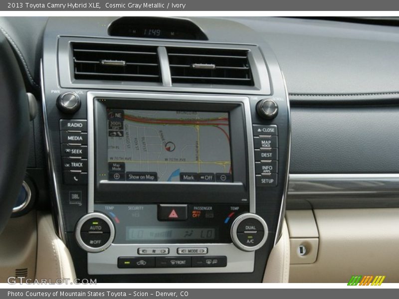 Cosmic Gray Metallic / Ivory 2013 Toyota Camry Hybrid XLE