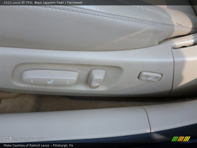 Black Sapphire Pearl / Parchment 2010 Lexus ES 350