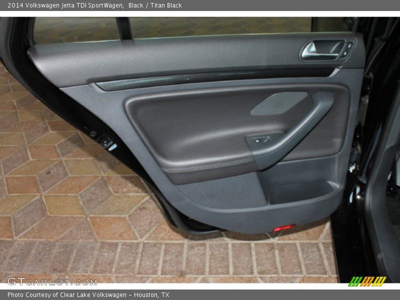 Black / Titan Black 2014 Volkswagen Jetta TDI SportWagen