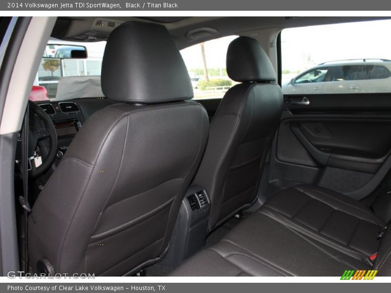 Black / Titan Black 2014 Volkswagen Jetta TDI SportWagen