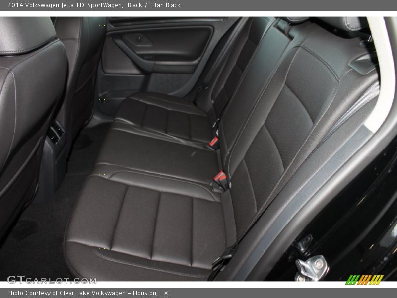 Black / Titan Black 2014 Volkswagen Jetta TDI SportWagen